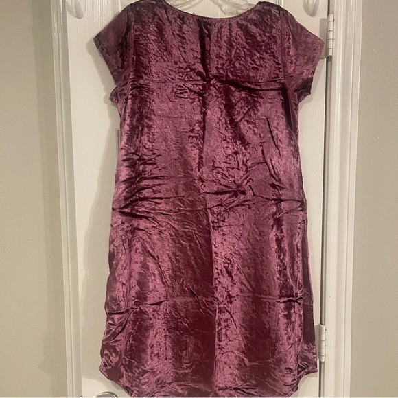 Soft Surroundings Embroidered Velvet Boho Shift Dress Sz XS - Picture 2 of 8
